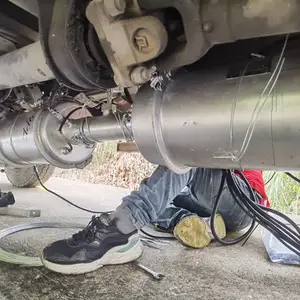 Excavator exhaust gas purifier